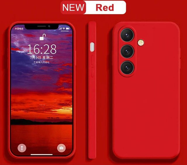 Bunte Silikon-Handyhülle aus weichem TPU für Samsung Galaxy S25 S24 S23 S22 Ultra Plus FE - Bild 1