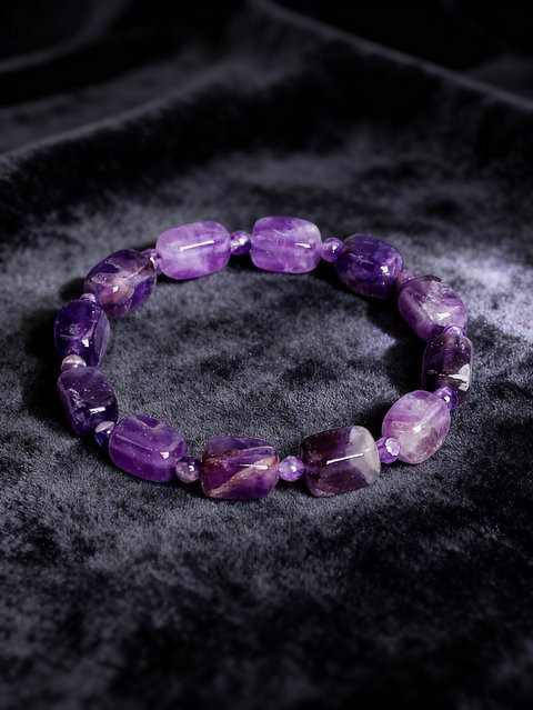 EmbraceNature Amethyst-Armband, Naturstein, Bunt, Unisex - Bild 1