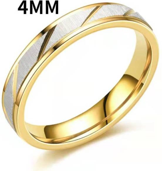 Ring, Zinklegierung, beige, Unisex - Bild 1