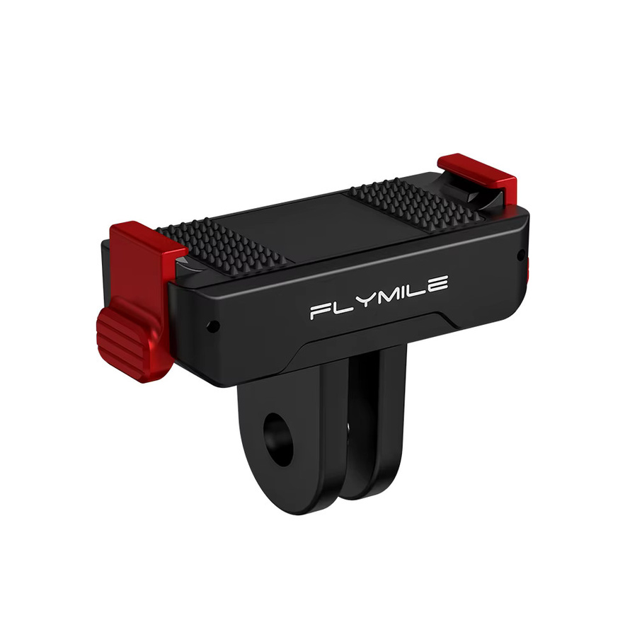 Flymile Magnetischer Halterungsadapter Schnellwechsel-Basis für DJI OSMO Action 6 und Nano Kamera Zubehör Erweiterungshalterung in Schwarz - Bild 6