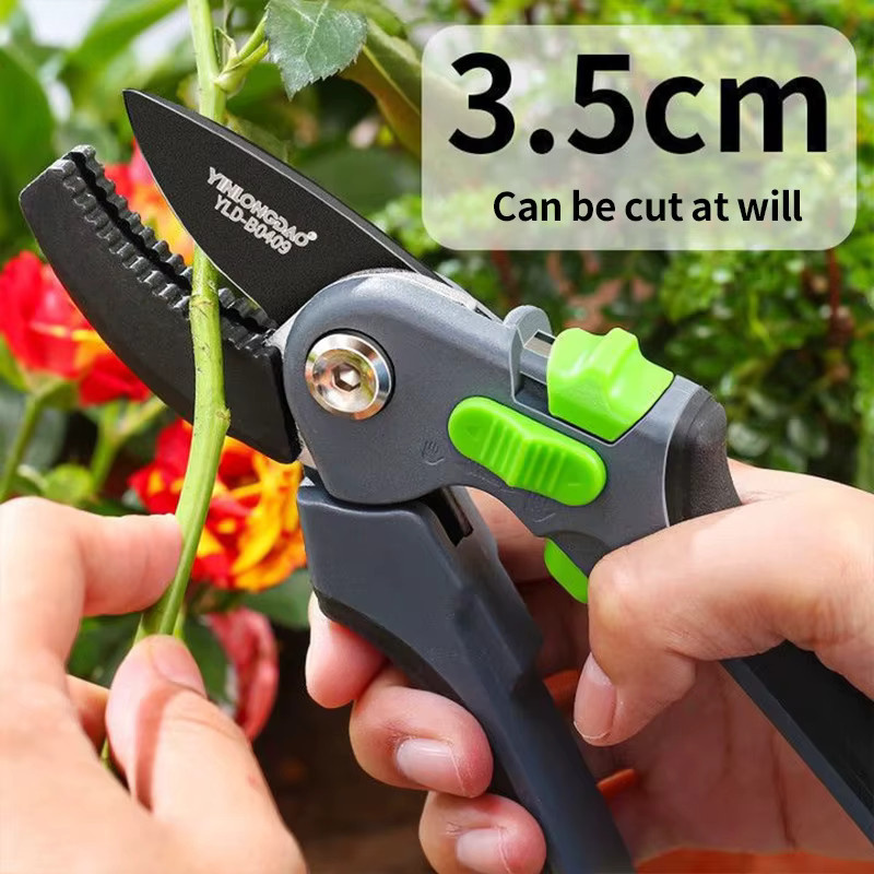 DTBD Multifunktionale Gartenschere in Industriequalität für Obstbäume und Gartenarbeit - Bild 5