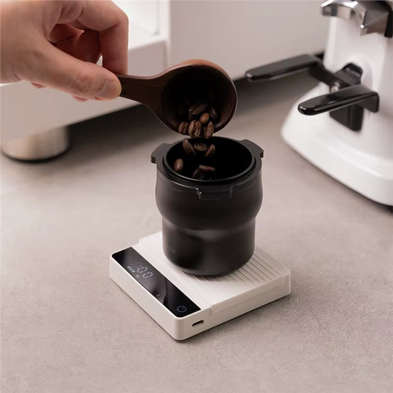 ALLOWANCE Mini-Espresso-Kaffee-Elektronikwaage mit Zeitfunktion in Schwarz - Bild 2