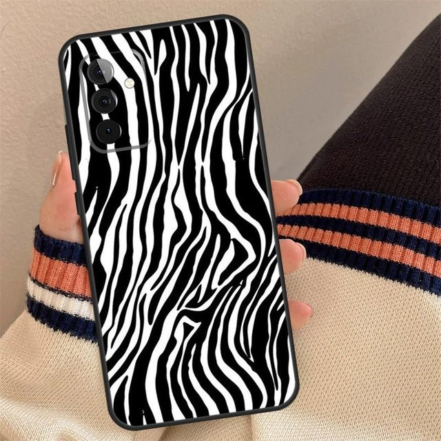 Samsung Galaxy Smartphone Schutzhülle mit Zebra-Streifen-Druck in Multicolour - Bild 1