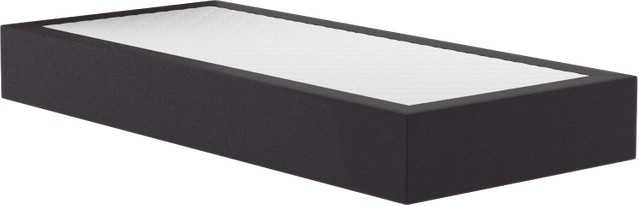 FBF bed&more Boxspringbett Mistral mit Alba in Anthrazit, Breite: 90 cm, Länge: 200 cm - Bild 1