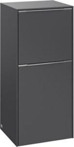 V&B Subway 3.0 Seitenschrank in Graphit mit Aluminiumgriff, B/T/H: 40 x 36,2 x 86 cm - Bild 1