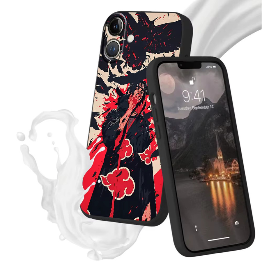 Weiche Handyhülle im Naruto Anime Design für iPhone Modelle in Schwarz und Multicolour - Bild 5