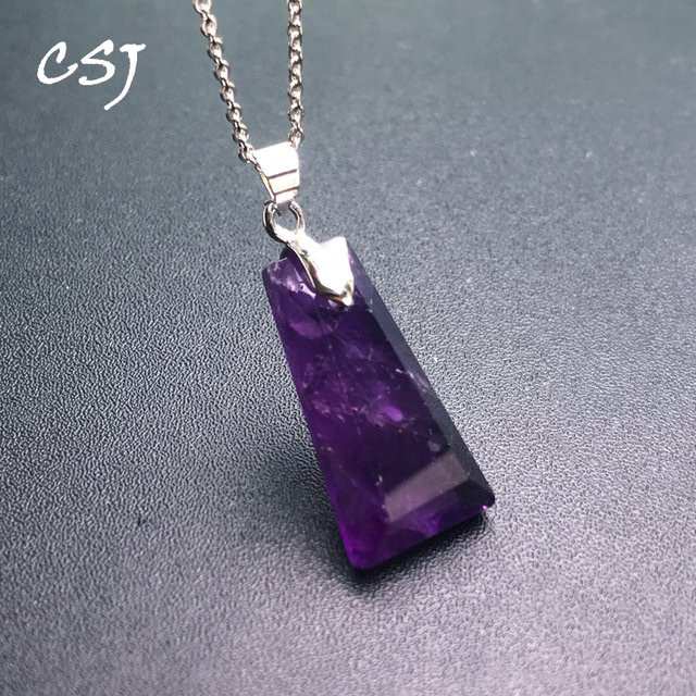 Anhänger Amethyst, Rosenquarz, Silber, Damen - Bild 1