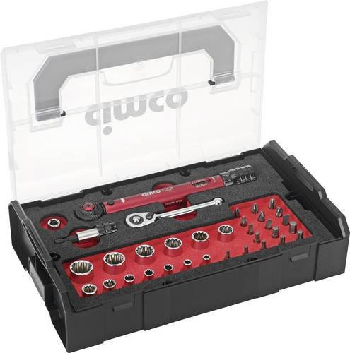 Cimco Drehmoment-Schraubendreher-Set 3 mit 1/4 Zoll Antrieb in Rot, 3 - 16 Nm - Bild 1