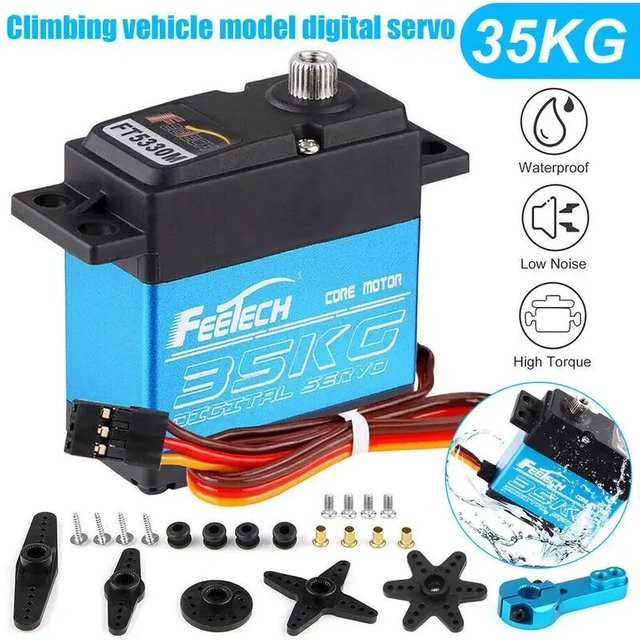 Feetech FT5330M Digitaler Servomotor, Metall, für Fahrzeuge - Bild 1