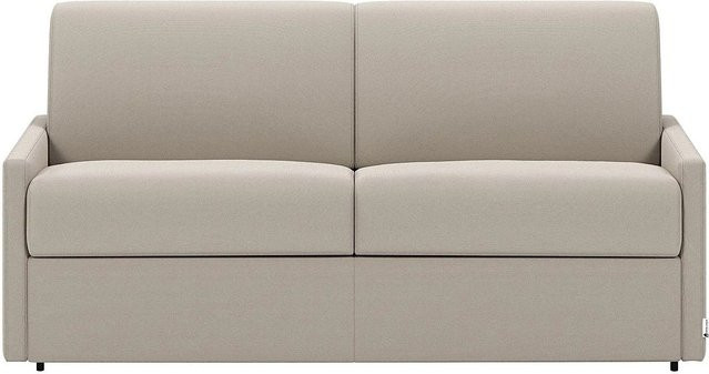Vente-unique Schlafsofa Calife Click-Clack in Beige, modernes Polstersofa für das Wohnzimmer - Bild 1