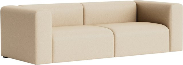 HAY Mags 2,5-Sitzer Sofa Kombination in Beige mit Stoffbezug und Holzgestell - Bild 1