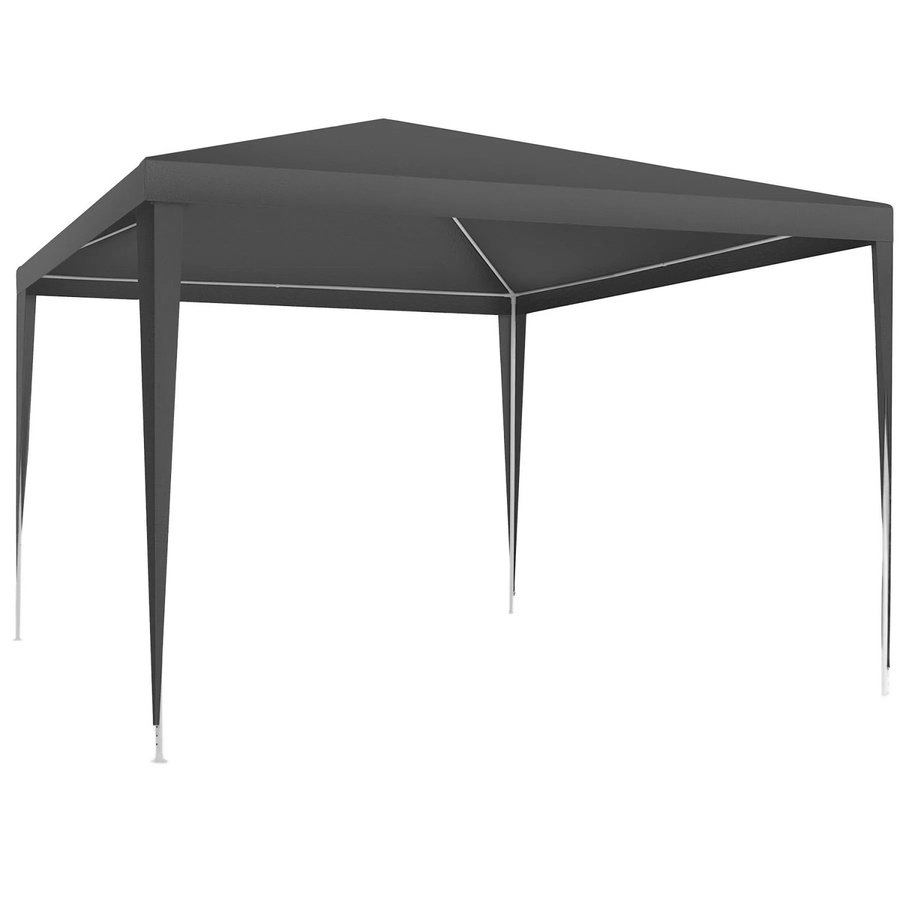 tectake Pavillon Farah Grau, wasserdicht und mit UV-Schutz, B/T/H: 300 x 300 x 250 cm - Bild 2