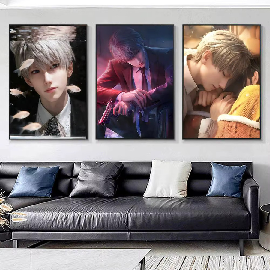 Love and Deepspace Xavier Poster Vintage Wandkunst Dekoration in Multicolour - Bild 2