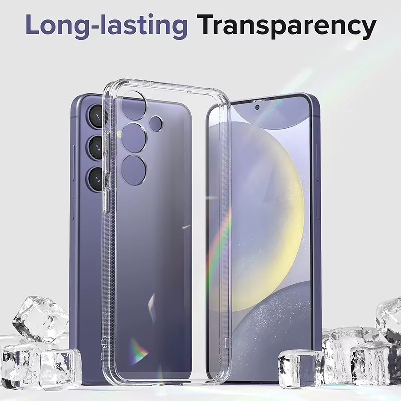 Ultradünne transparente Handyhülle für Samsung Galaxy S25 Ultra und Samsung Galaxy S25 - Bild 2