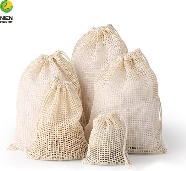 3 Stück weedi Küchengewürzfilterbeutel aus Mesh, beige, wiederverwendbare hitzebeständige Aufbewahrungsbeutel für Suppen und Lebensmittel - Bild 1