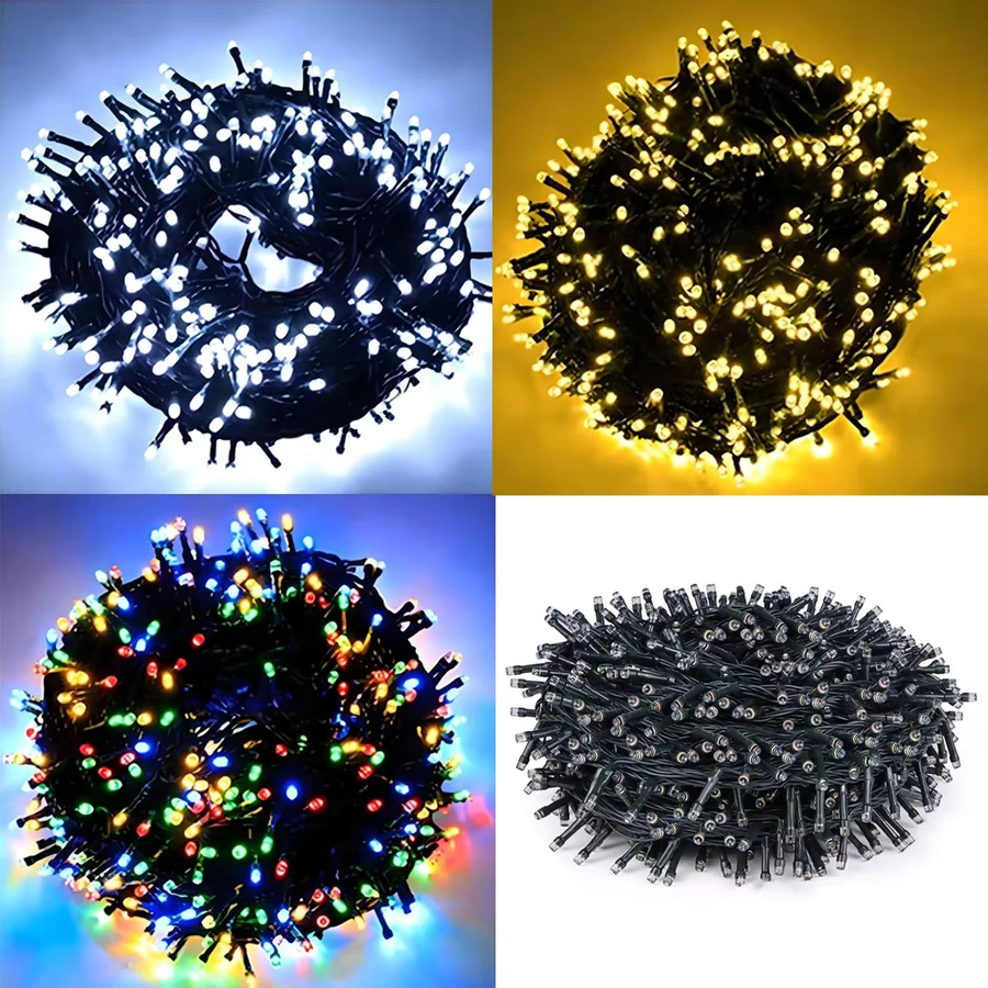 Solar Outdoor Lichterkette RGB Multicolour mit 8 Modi als Weihnachts-Girlande oder Vorhang für Garten und Weihnachtsbaum - Bild 3