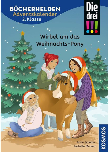 Die drei !!! Wirbel um das Weihnachts-Pony, Adventskalender - Bild 1