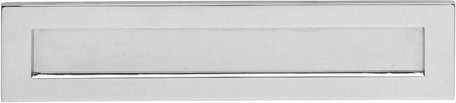 Intersteel Briefeinwurf rechteckig aus Messing in Chrom und Silber - Bild 1