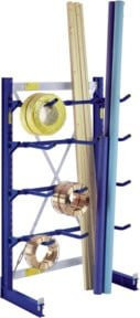 Bito Kragarmregal Set NT400 IPE100 TypL einseitig, Farbe: Enzianblau, H x B x T: 198,0 x 108,8 x 50,0 cm - Bild 1
