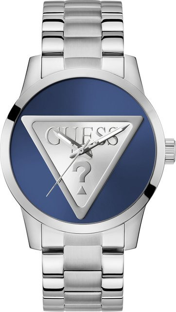 Guess Armbanduhr, Quarz, Edelstahl, Blau, 44 mm, Herren - Bild 1