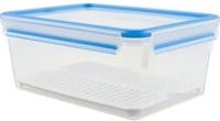 Emsa CLIP & CLOSE Frischhaltedose transparent blau 3,7 Liter - Bild 1