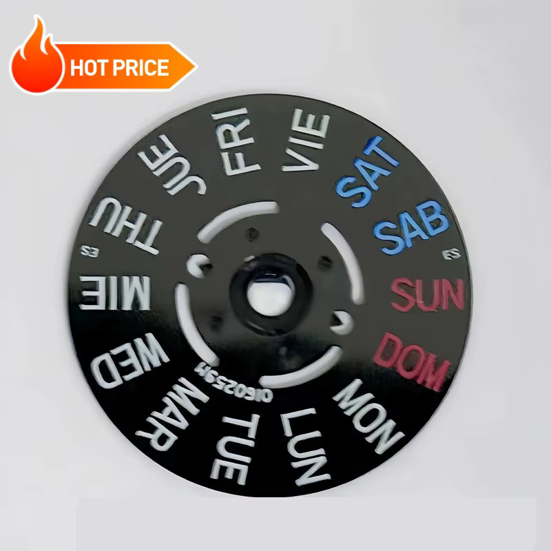 FancyWrist Kalender Datum Tag Rad Scheibe für NH35 NH36 NH37, Uhrenzubehör - Bild 3