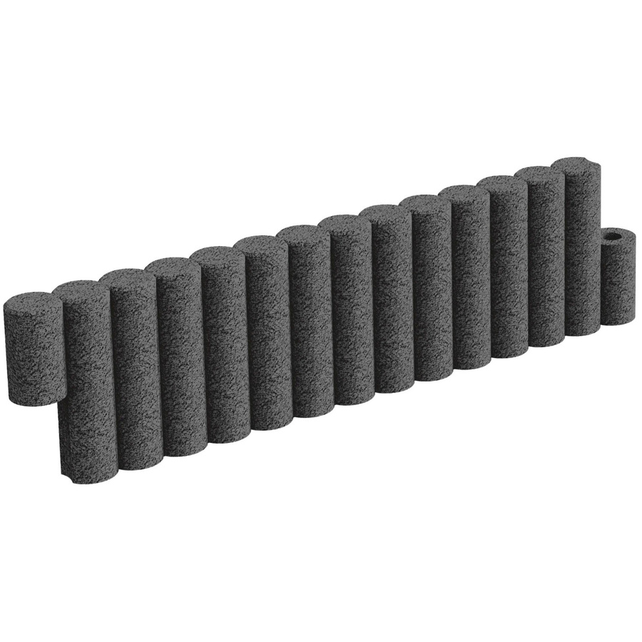 Terrasoft Beeteinfassung Begrenzungselement Anthrazit Grau, 6er Set, B/H/L: 8 x 27,5 x 100 cm - Bild 2
