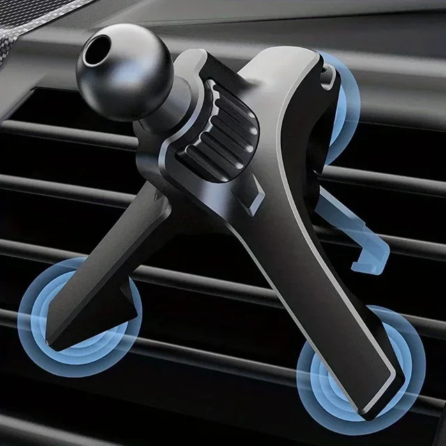 MCGILLON Universal Kugelkopf Auto Luftauslass Clip für Handy und GPS Halterungen, Schwarz, 17mm - Bild 1