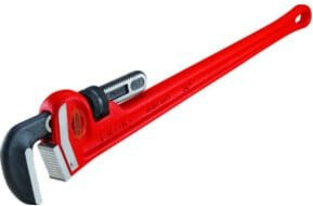 RIDGID Rohrzange aus Stahl in Rot für Rohre 5 Zoll, Gesamtlänge: 900 mm, Spannweite: 125 mm - Bild 1
