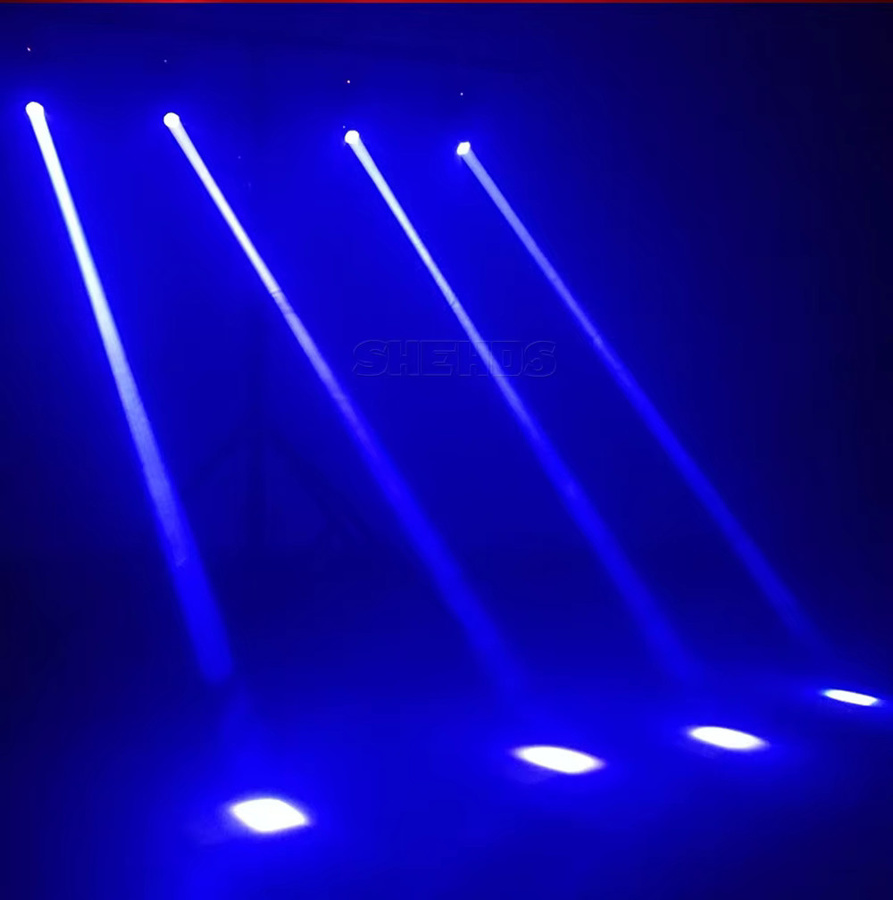 SHEHDS Mini RGBW LED Moving Head Spot Beam 10W in Schwarz für DJ, Party und Bühnenbeleuchtung - Bild 6