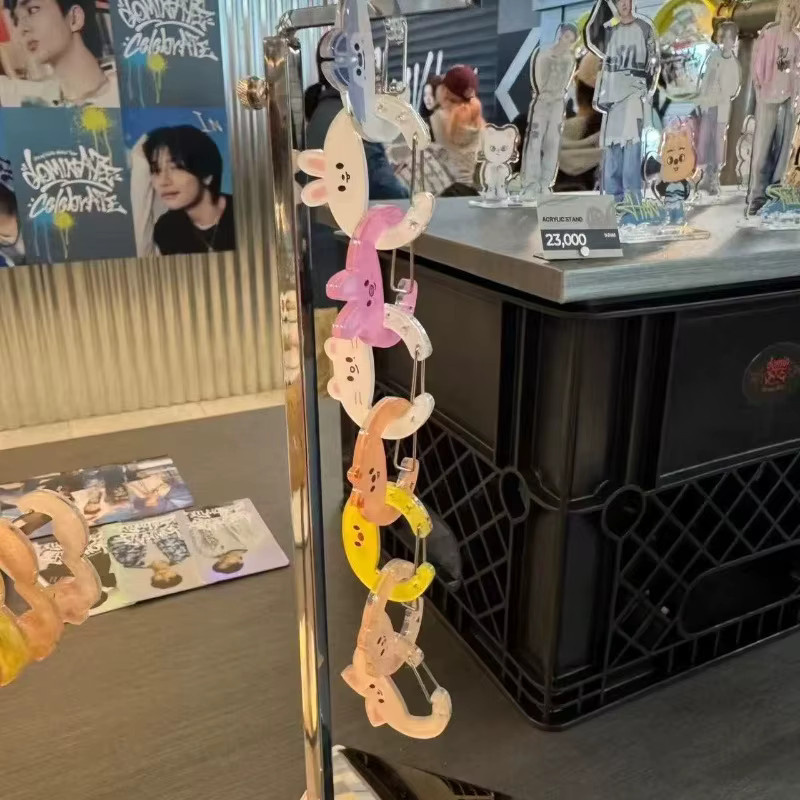SKZOO Karabiner für Rucksäcke, Wolf Chan PuppyM Foxi.ny Jiniret - Bild 3