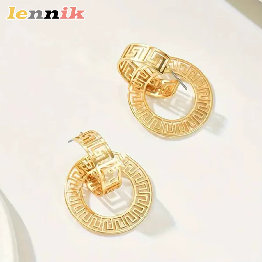 LENNIK Ohrringe, Gold, Vintage, Damen, ohne Stein - Bild 4