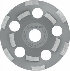 Bosch Diamanttopfscheibe Expert for Abrasive für Beton und Stein, Durchmesser: 125 mm, B/T/H: 125 x 22,23 x 4,5 mm - Bild 1