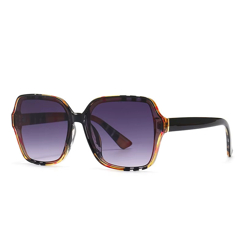 OCYCO Sonnenbrille, eckig, Vollrand, Kunststoff, braun, Unisex - Bild 3