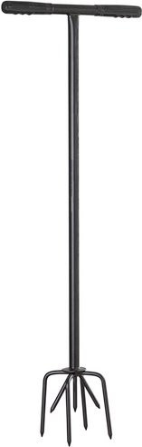 SIENA GARDEN Erdkralle aus Stahl mit 7 Zinken in Schwarz, Länge: 94 cm - Bild 1