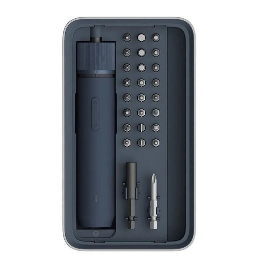 HOTO QWLSD011 Universal Akku-Schrauber Set in Blau mit 25 Bits und magnetischer Aufbewahrungsbox, 3,6V, 1500 mAh - Bild 3