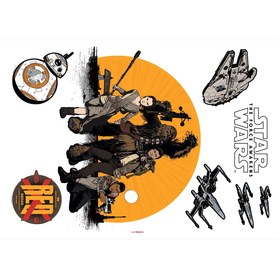 Komar Star Wars Resistance Deko-Sticker, Multicolor, Breite: 50 cm, Höhe: 70 cm - Bild 2