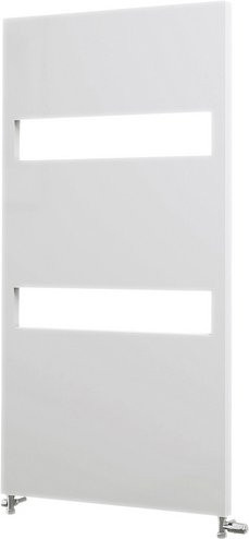Schulte Badheizkörper Turin in Alpinweiß, B/H/T: 60,5 x 114,3 x 9,5 cm, 438 W - Bild 1