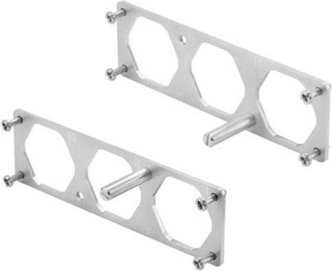 Weidmüller Montagerahmen HDC 24B HP250 MPL4 TYP1 aus Aluminium in Silber - Bild 1