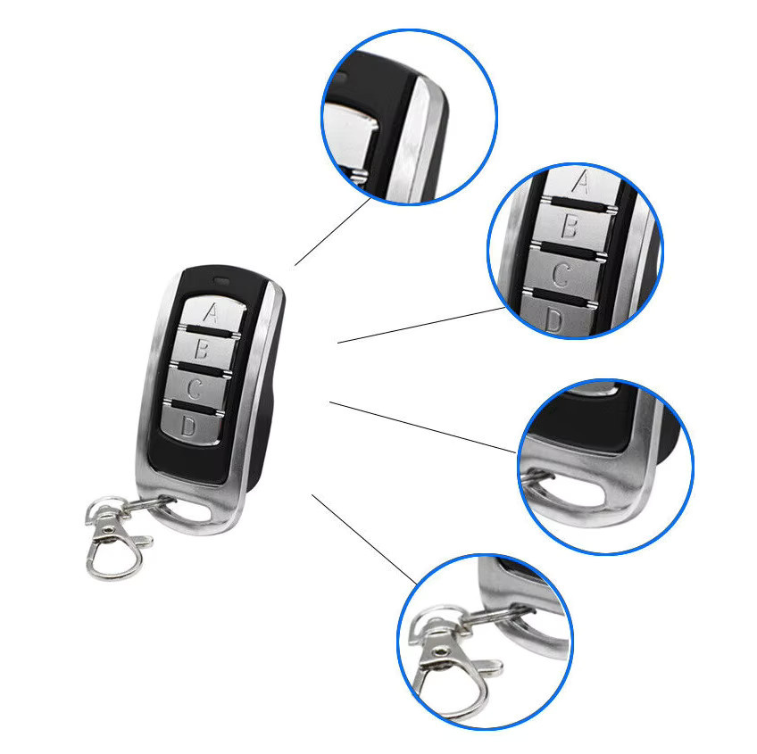 Jcm Tech Garage Fernbedienung für MUV2 MUV4 Pro2 Pro4 in Schwarz und Multicolour mit 868MHz und 433MHz Frequenz - Bild 2