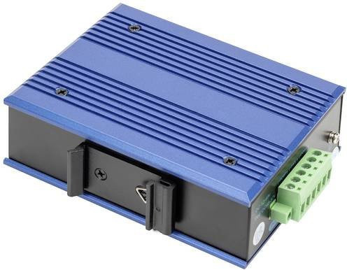 Digitus Professional Industrial Ethernet Switch DN-651118 unmanaged 5 Port 10/100/1000 Mbit/s blau an DIN-Schiene montierbar - Bild 1