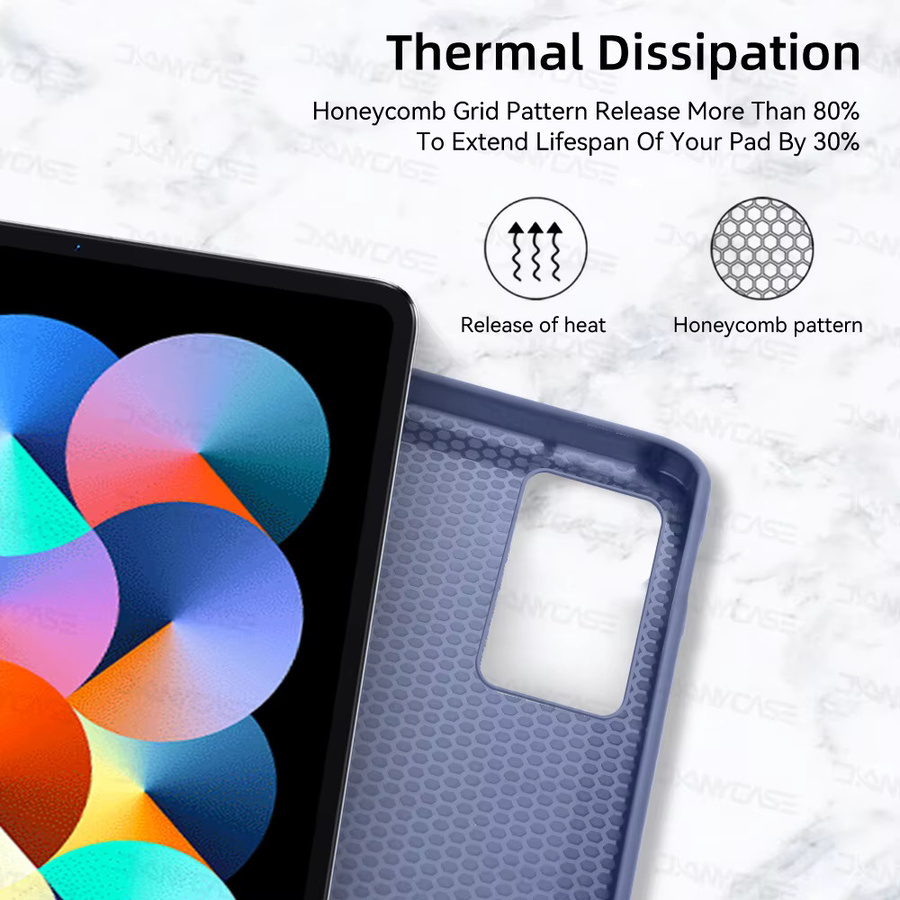 Schutzhülle für Xiaomi Redmi Pad 10,61 Zoll 2022 und Redmi Pad SE 11 Zoll, Flip Stand PU Leder Case, Schwarz - Bild 4