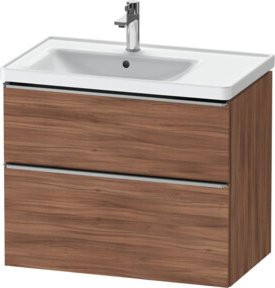 Duravit Waschtischunterschrank D-Neo in Braun Matt mit 1 Schrankelement, Breite: 78,4 cm, Tiefe: 45,2 cm, Höhe: 62,5 cm - Bild 1