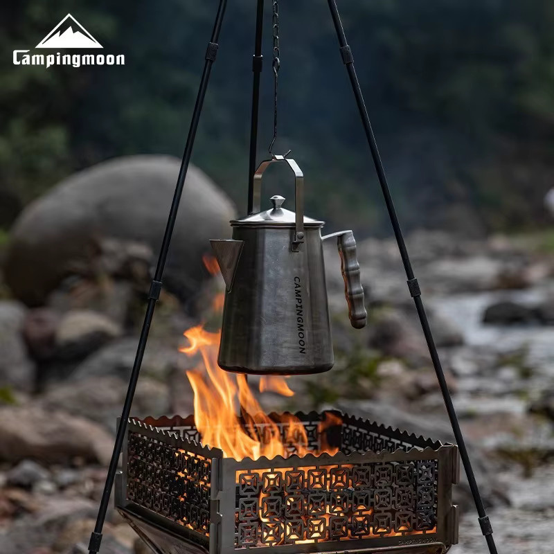 CAMPINGMOON Camping-Teekessel SW-6 aus Edelstahl in Silber - Bild 3