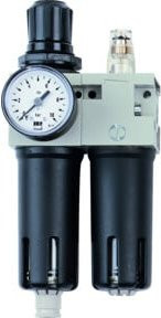 Schneider Electric Wartungseinheit WE 2-fach 3/8 W in Grau - Bild 1