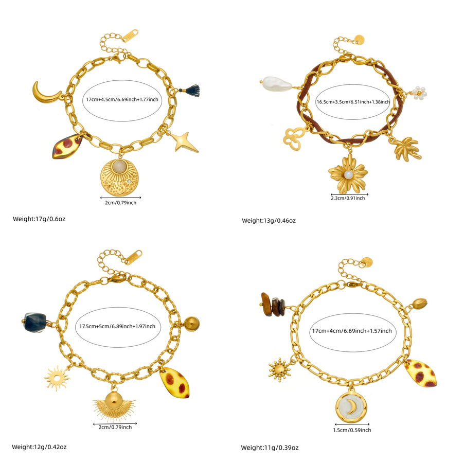 DIEYURO Armband, Edelstahl, Gold, Perle, Damen - Bild 2