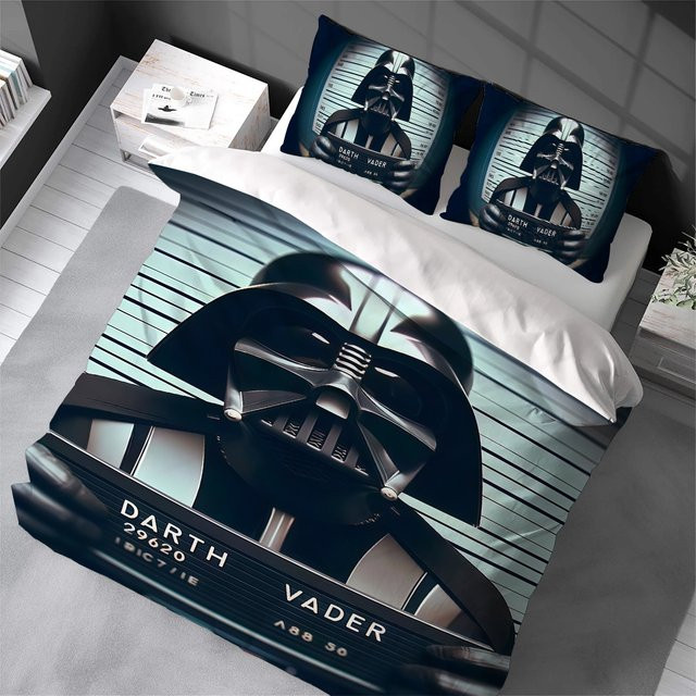 Star Wars Bettwäsche-Set aus Baumwolle, 3-teilig, Mehrfarbig, Breite: 135 cm, Länge: 200 cm - Bild 1
