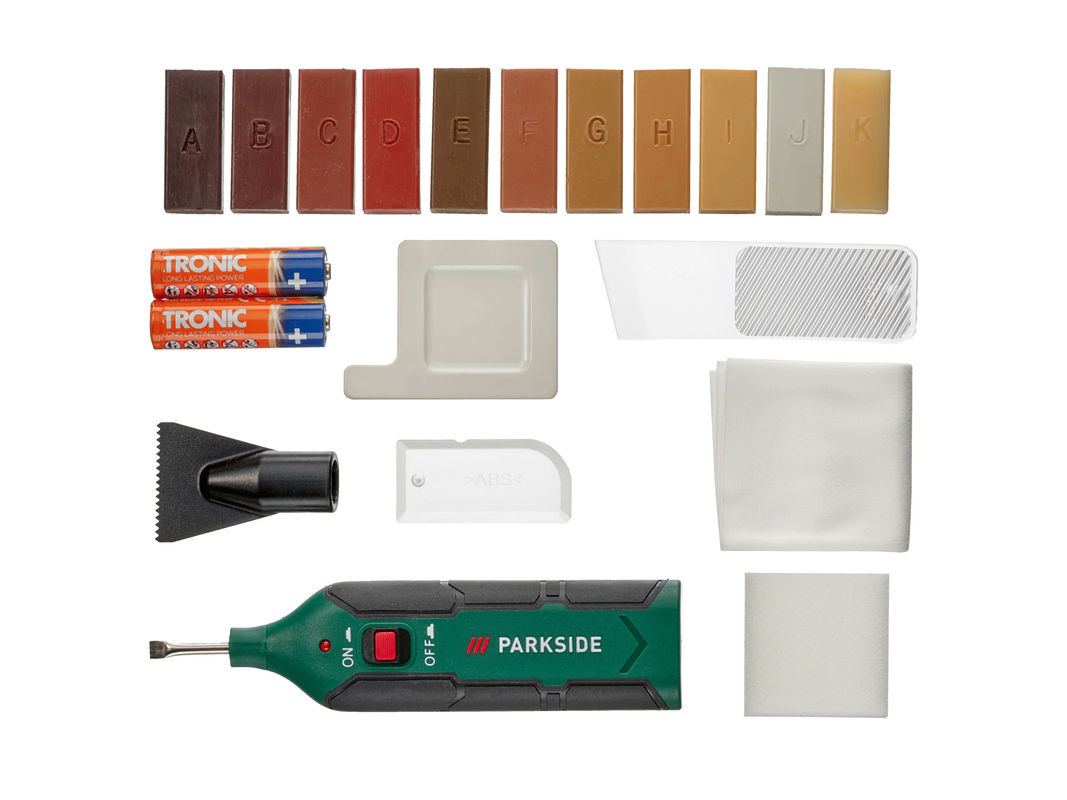 PARKSIDE Laminat- Parkett und Fliesen Reparatur Set PFRS 1,5 C5/ PLPRS 1,5 C5 in Weiss und Mehrfarbig - Bild 3