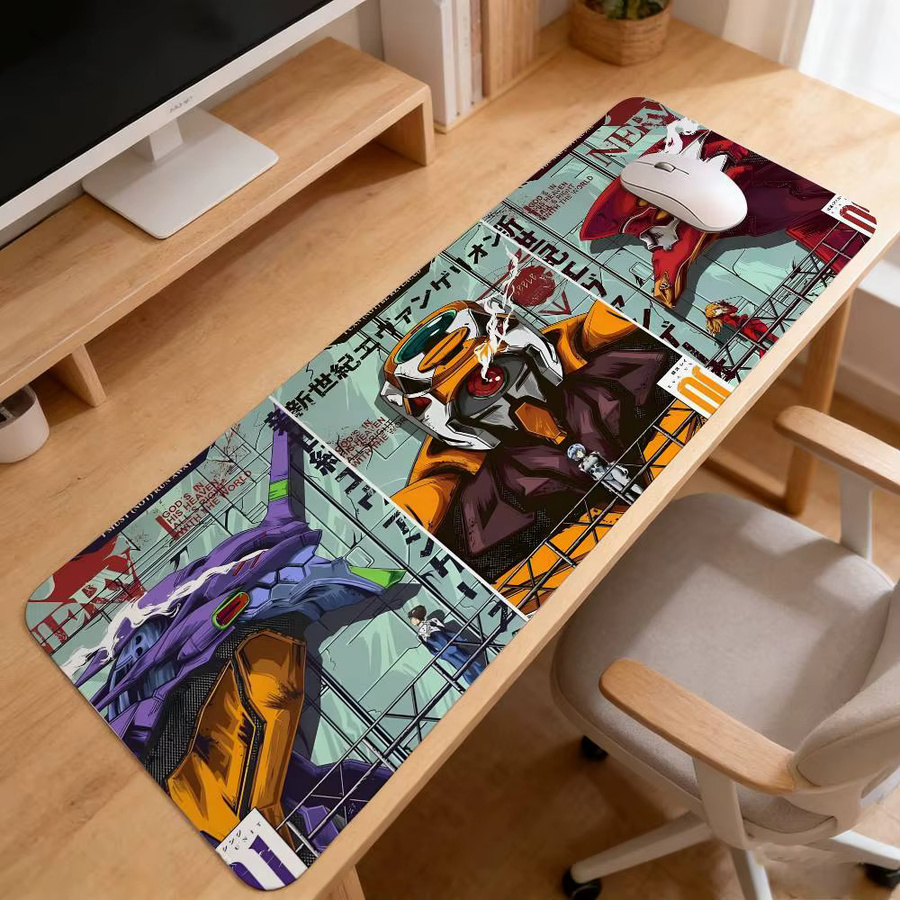 E-Evangelions EVA Mauspad Multicolour Schreibtischunterlage für PC und Laptop - Bild 2