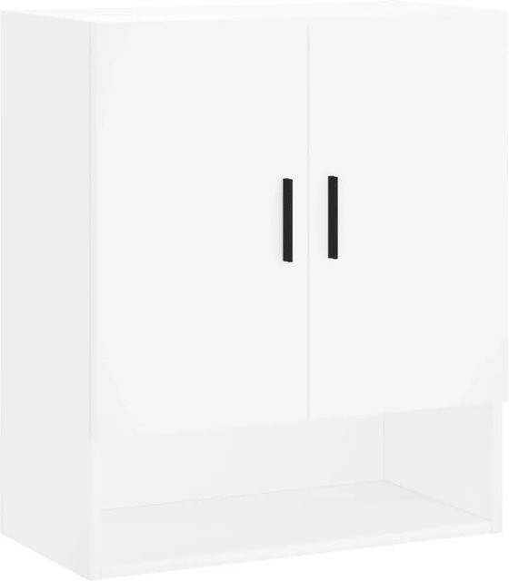 vidaXL Wandschrank aus Holzwerkstoff in Weiß, B/T/H: 60 x 31 x 70 cm - Bild 1